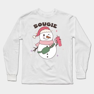 Bougie Merry Christmas Long Sleeve T-Shirt